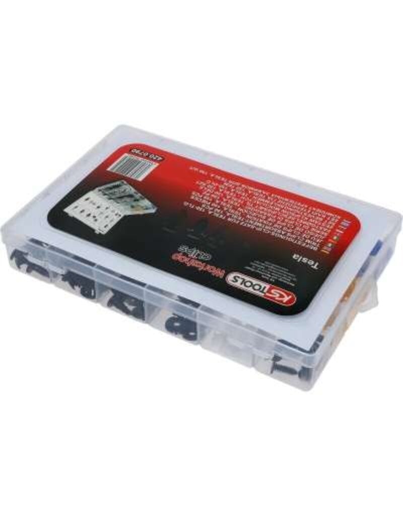 KS TOOLS Set bevestigingsklemmen - Tesla, 150-dlg - 420.0790