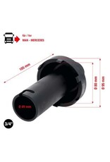 KS TOOLS 3/4" naafmoersleutel met 6 tappen voor Mercedes, 80-95 mm - 450.0160