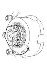 KS TOOLS Asmoersleutel voor SAF 85mm, Ø 118 mm - 450.0201