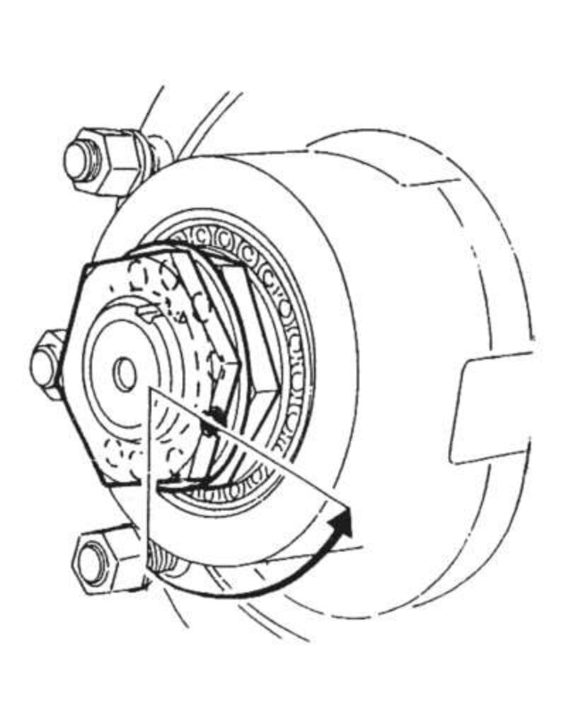 KS TOOLS Asmoersleutel voor SAF 85mm, Ø 118 mm - 450.0201