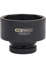 KS TOOLS 1" asmoersleutel voor Scania 8-kant, 80 mm - 450.0221