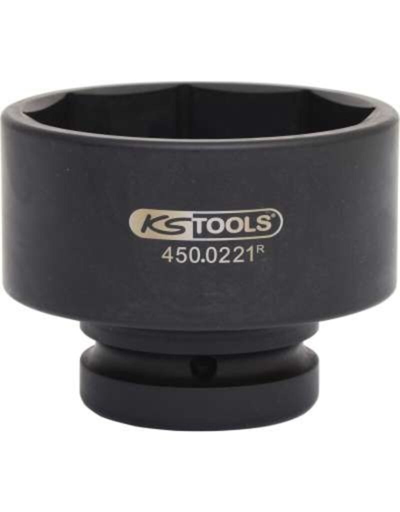 KS TOOLS 1" asmoersleutel voor Scania 8-kant, 80 mm - 450.0221