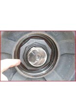 KS TOOLS 1" asmoersleutel voor Scania 8-kant, 80 mm - 450.0221