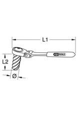 KS TOOLS Ruimer ABS-sensoren van bedrijfswagens Ø 18x45 mm - 450.0340