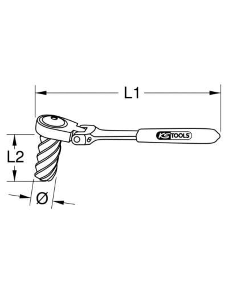 KS TOOLS Ruimer ABS-sensoren van bedrijfswagens Ø 18x45 mm - 450.0340