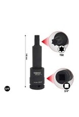 KS TOOLS 3/4" Bit-dopsleutel Torx, kracht, lang, T60 - 450.0441