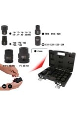 KS TOOLS 3/4" + 1" kracht-wisselbitset, 23-dlg - 450.0450