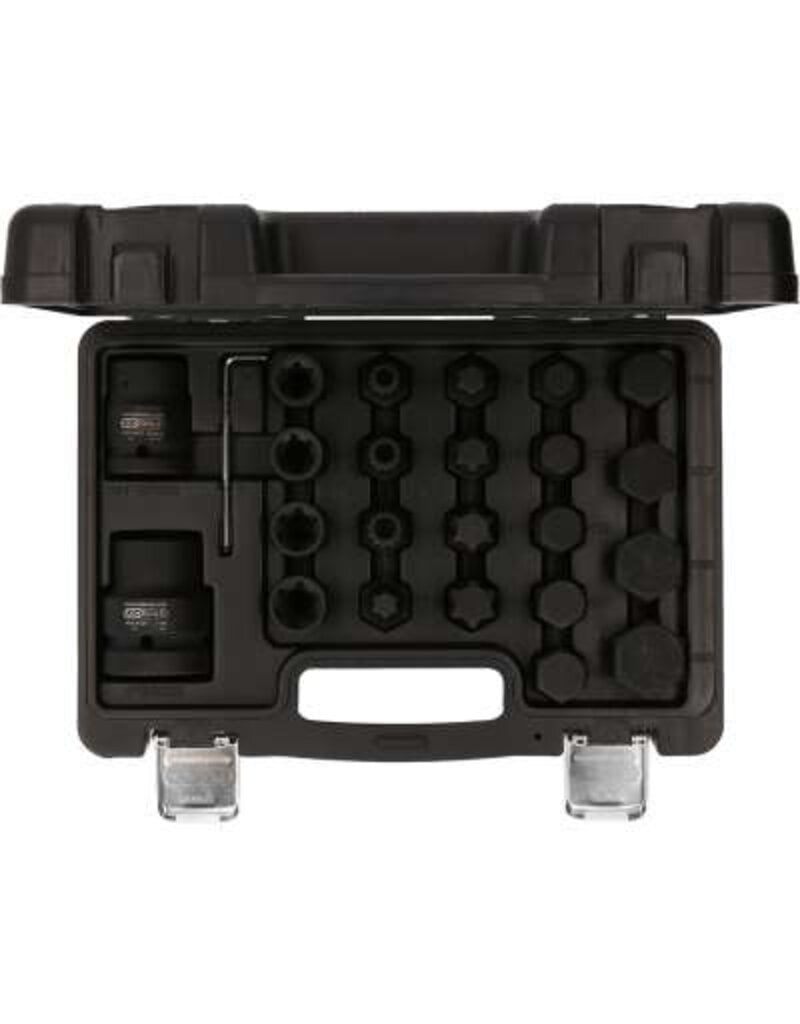 KS TOOLS 3/4" + 1" kracht-wisselbitset, 23-dlg - 450.0450