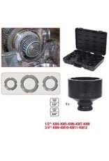 KS TOOLS Wielnaafmoersleutelset met paspennen, inwendig, 9-dlg - 450.5020