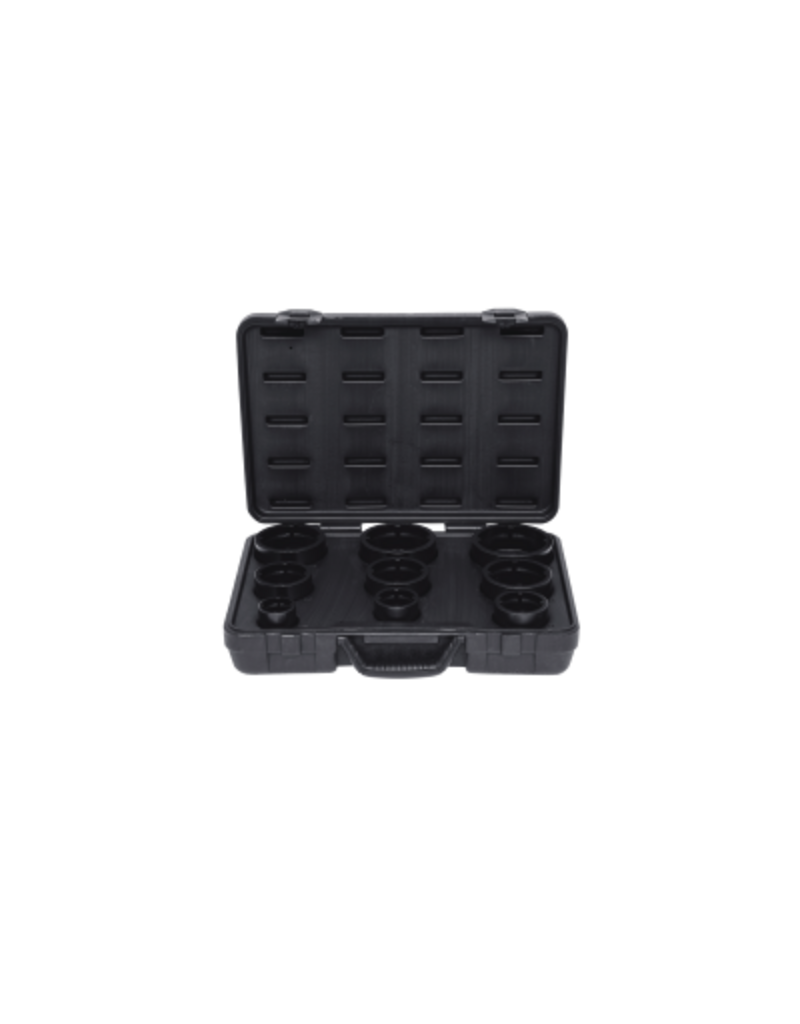KS TOOLS Wielnaafmoersleutelset met paspennen, inwendig, 9-dlg - 450.5020
