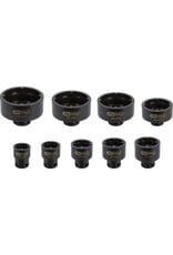 KS TOOLS Wielnaafmoersleutelset met paspennen, inwendig, 9-dlg - 450.5020