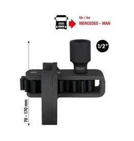 KS TOOLS 1/2" motortorninrichting voor Mercedes / MAN, 100 mm - 455.0021