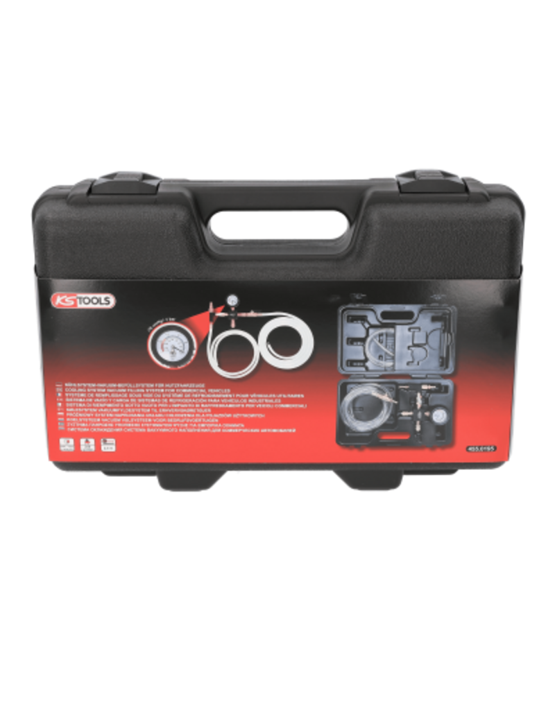 KS TOOLS Koelsysteem-vacuümvulsysteem voor bedrijfsvoertuigen - 455.0195