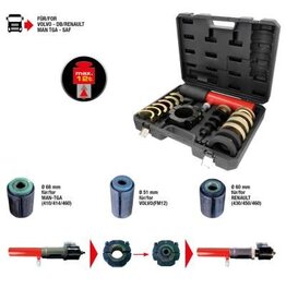 KS TOOLS Gereedschapset voor spleetbus-silent blocs, 19-dlg - 460.1705