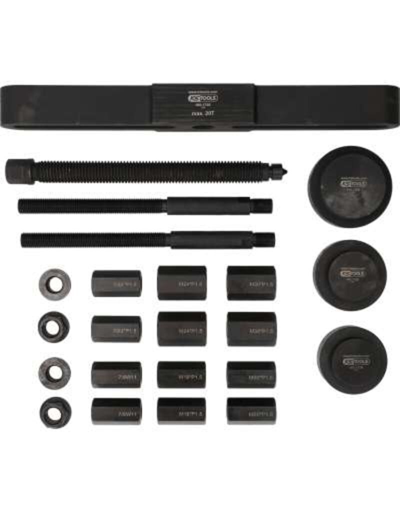 KS TOOLS Universele wielnaaf-trekkerset voor bedrijfswagens, 23-dlg  - 460.1765