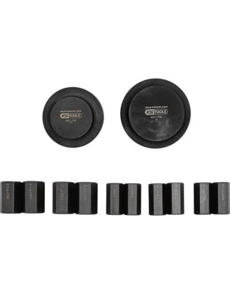 KS TOOLS Universele wielnaaf-trekkerset voor bedrijfswagens, 23-dlg  - 460.1765