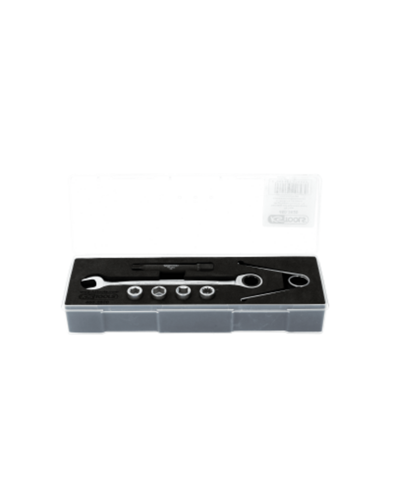 KS TOOLS Speciale steeksleutelset voor WABCO en Knorr remzuigers, 7 dlg - 460.2620