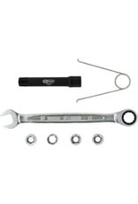 KS TOOLS Speciale steeksleutelset voor WABCO en Knorr remzuigers, 7 dlg - 460.2620