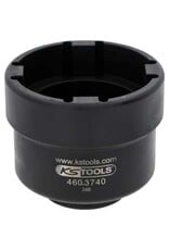 KS TOOLS 3/4" kroonmoersleutel met 4 tappen voor DAF, binnentap Ø 66,8 mm - 460.3740