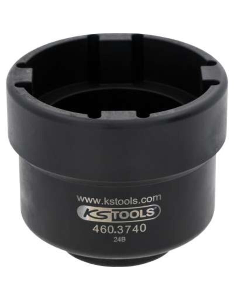 KS TOOLS 3/4" kroonmoersleutel met 4 tappen voor DAF, binnentap Ø 66,8 mm - 460.3740