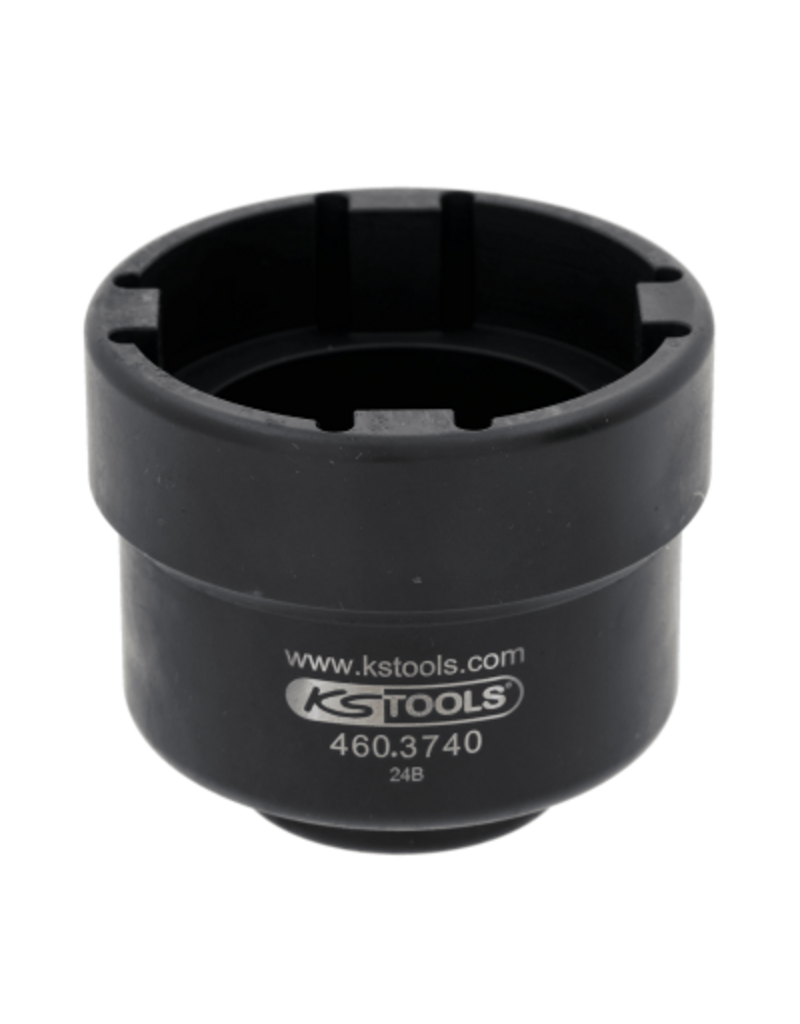 KS TOOLS 3/4" kroonmoersleutel met 4 tappen voor DAF, binnentap Ø 66,8 mm - 460.3740