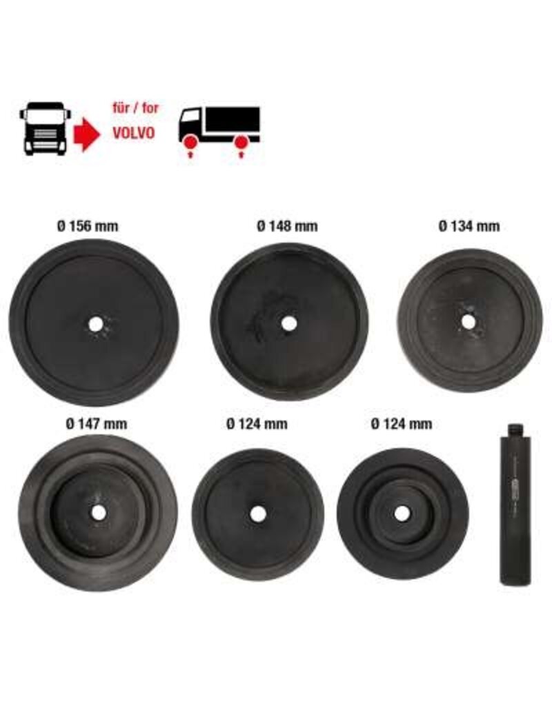 KS TOOLS Afdichtringgereedschapset voor Volvo, 7-dlg - 460.4050