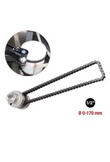 KS TOOLS Oliefilter- en luchtdrogerpatroonkettingsleutel, Ø 170 mm - 460.5216
