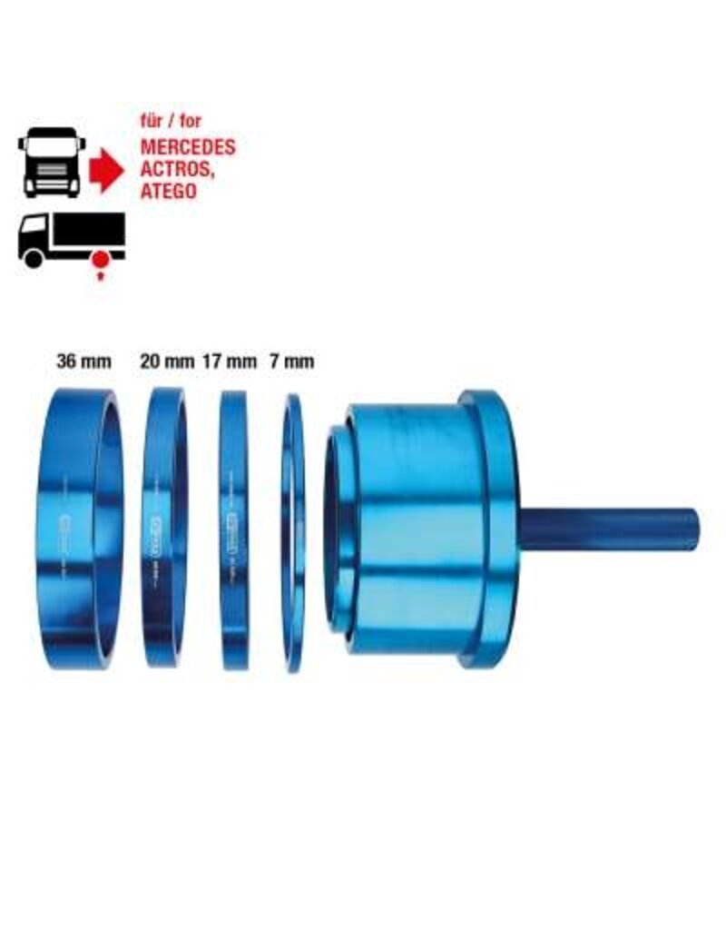 KS TOOLS Afdichtringgereedschapset voor Mercedes, 7-dlg - 460.5580