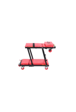 KS TOOLS Verrijdbaar ligbed met klapstoel, 1200x420 mm - 500.8000