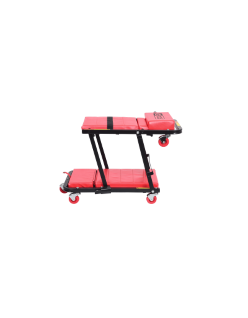 KS TOOLS Verrijdbaar ligbed met klapstoel, 1200x420 mm - 500.8000