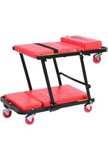 KS TOOLS Verrijdbaar ligbed met klapstoel, 1200x420 mm - 500.8000