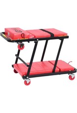 KS TOOLS Verrijdbaar ligbed met klapstoel, 1200x420 mm - 500.8000