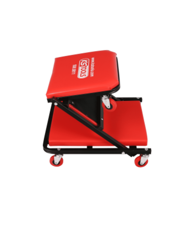 KS TOOLS Verrijdbaar ligbed met klapstoel, 1040x490 mm - 500.8011