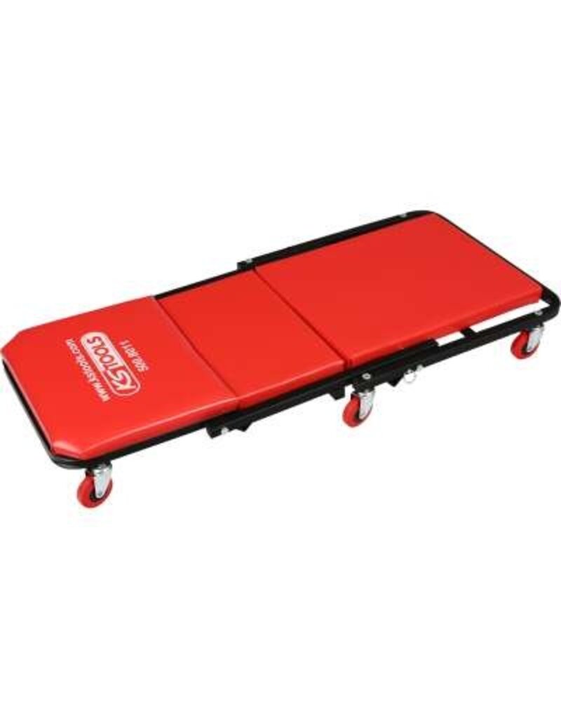 KS TOOLS Verrijdbaar ligbed met klapstoel, 1040x490 mm - 500.8011