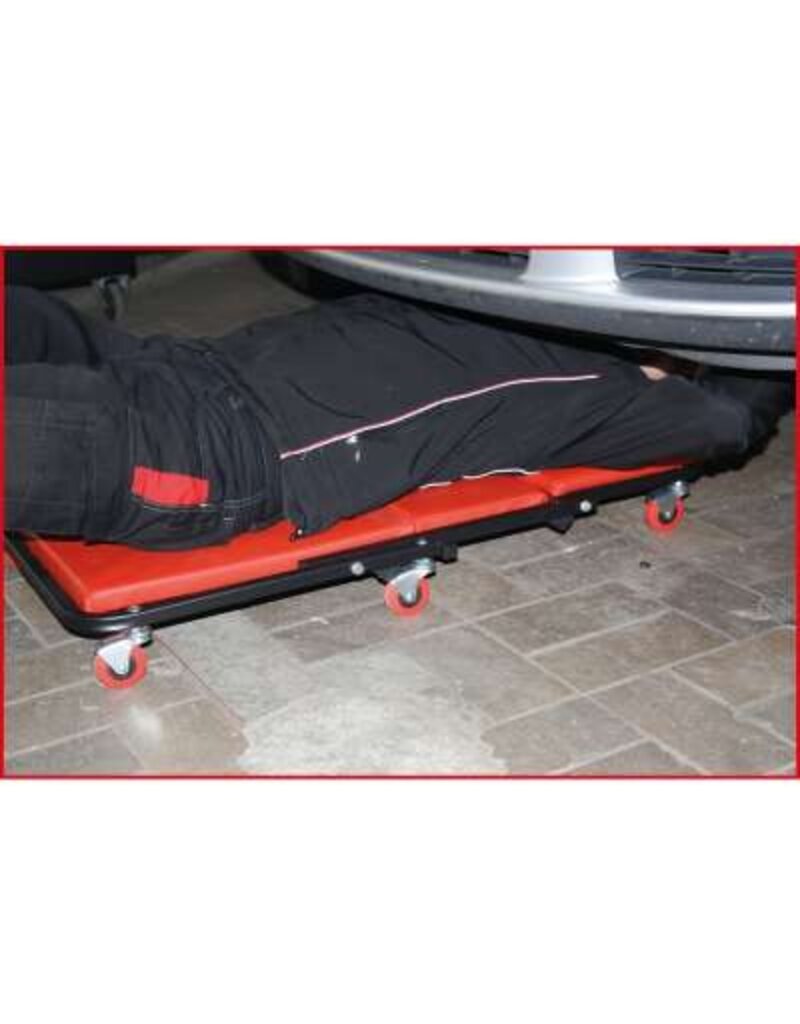 KS TOOLS Verrijdbaar ligbed met klapstoel, 1040x490 mm - 500.8011