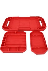 KS TOOLS Gereedschapopbergset van siliconen, 3-dlg - 500.8077