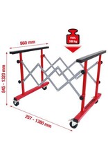 KS TOOLS performance Telescoop-zwenkwagen, 257-1380mm - 500.8100