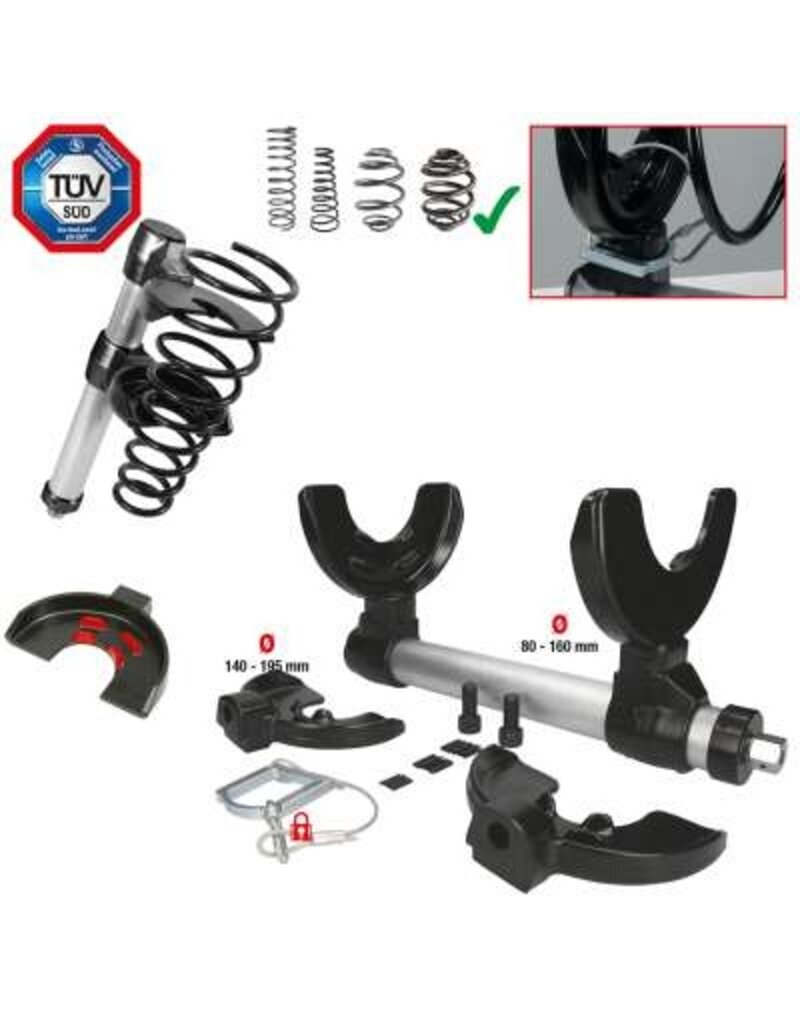 KS TOOLS Universele-verenspannerset, 6-dlg - 500.8400