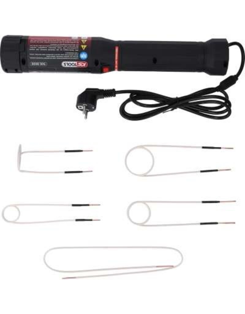 KS TOOLS Inductie-heteluchtpistoolset met snelvergrendeling, 6-dlg - 500.8605