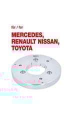 KS TOOLS Adapterplaat voor Mercedes, Renault, Nissan, Toyota - 500.8646