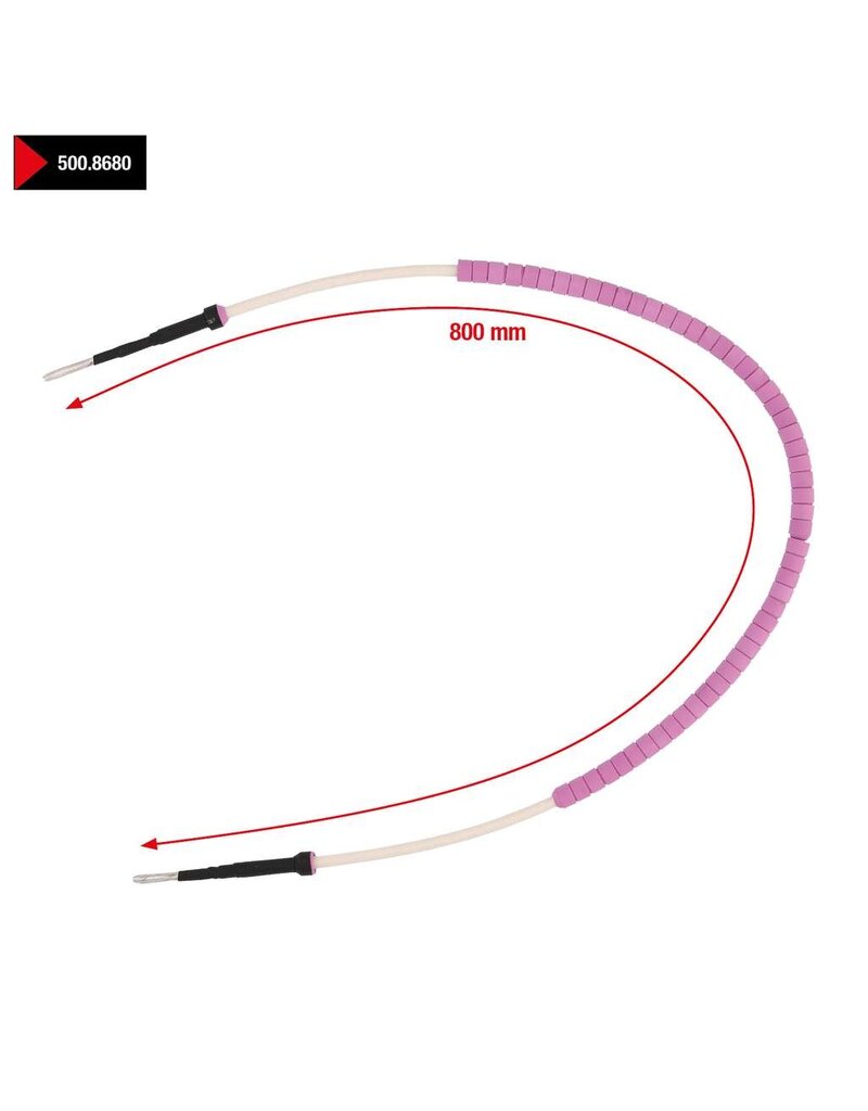 KS TOOLS Inductiespoel met keramische bescherming, vormbaar, 800 mm - 500.8687