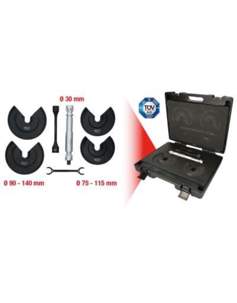 KS TOOLS Universele telescopische centerspannerset voor binnenliggende veren, 9-dlg - 500.8755