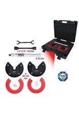 KS TOOLS Telescoop-centerspannerset voor binnenliggende veren voor Audi en Seat, 11-dlg - 500.8765