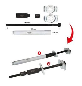 KS TOOLS Universele inwendige veerspannerset, 6-dlg - 500.8780