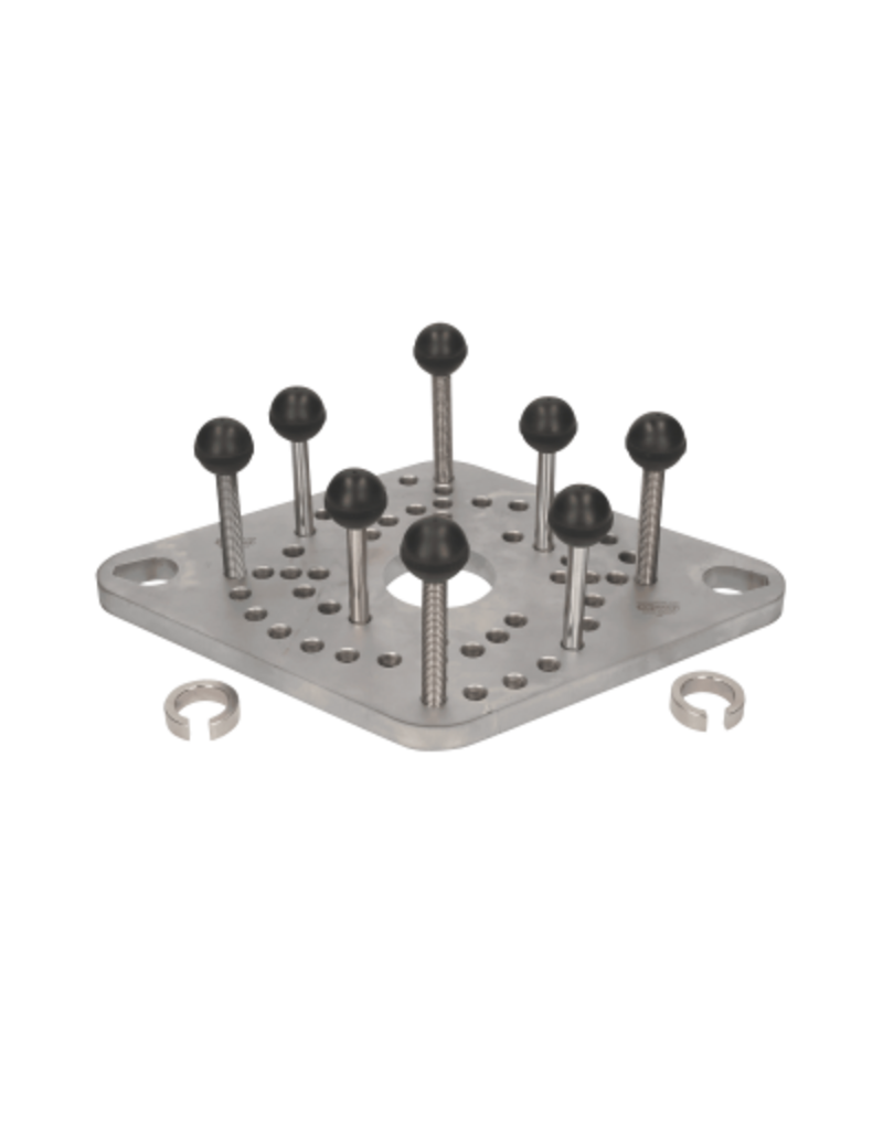 KS TOOLS Adapterplaat voor pneumatische staande veerspanner - 500.8801