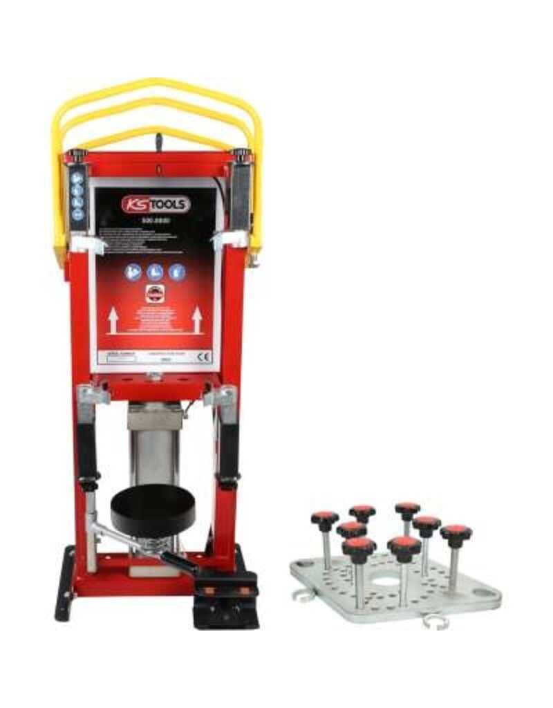 KS TOOLS Pneumatische veerspanner incl. adapterplaat  - 500.8805