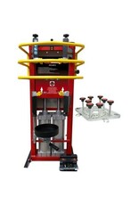 KS TOOLS Pneumatische staande veerspanner met dubbele cilinder, incl. adapterplaat - 500.8815