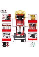 KS TOOLS Pneumatische staande veerspanner met dubbele cilinder en onderstel - 500.8845