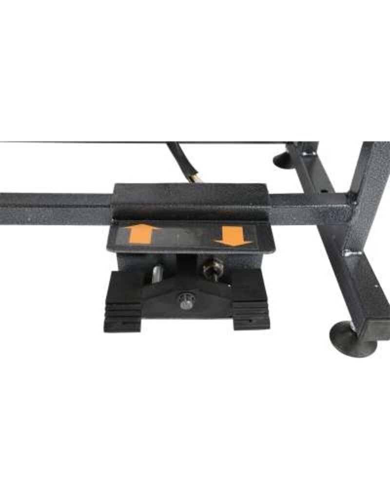 KS TOOLS Pneumatische staande veerspanner met dubbele cilinder en onderstel - 500.8845