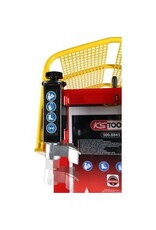 KS TOOLS Pneumatische staande veerspanner met dubbele cilinder en onderstel - 500.8845